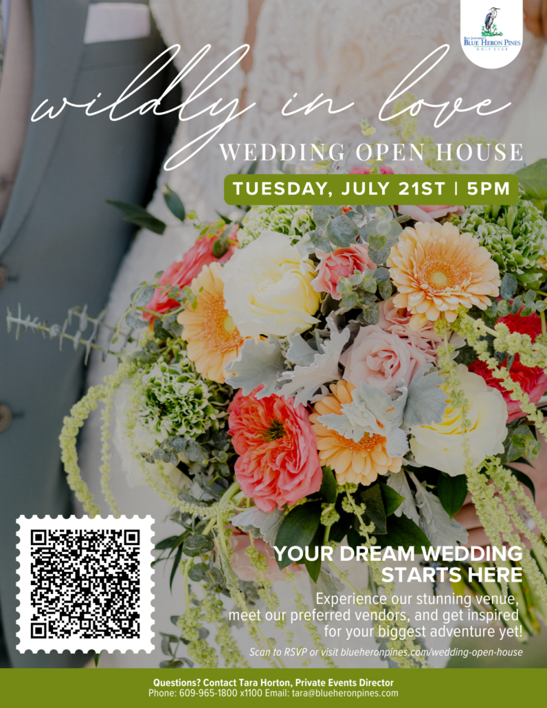 BlueHeronPines Flyer Wedding Open House