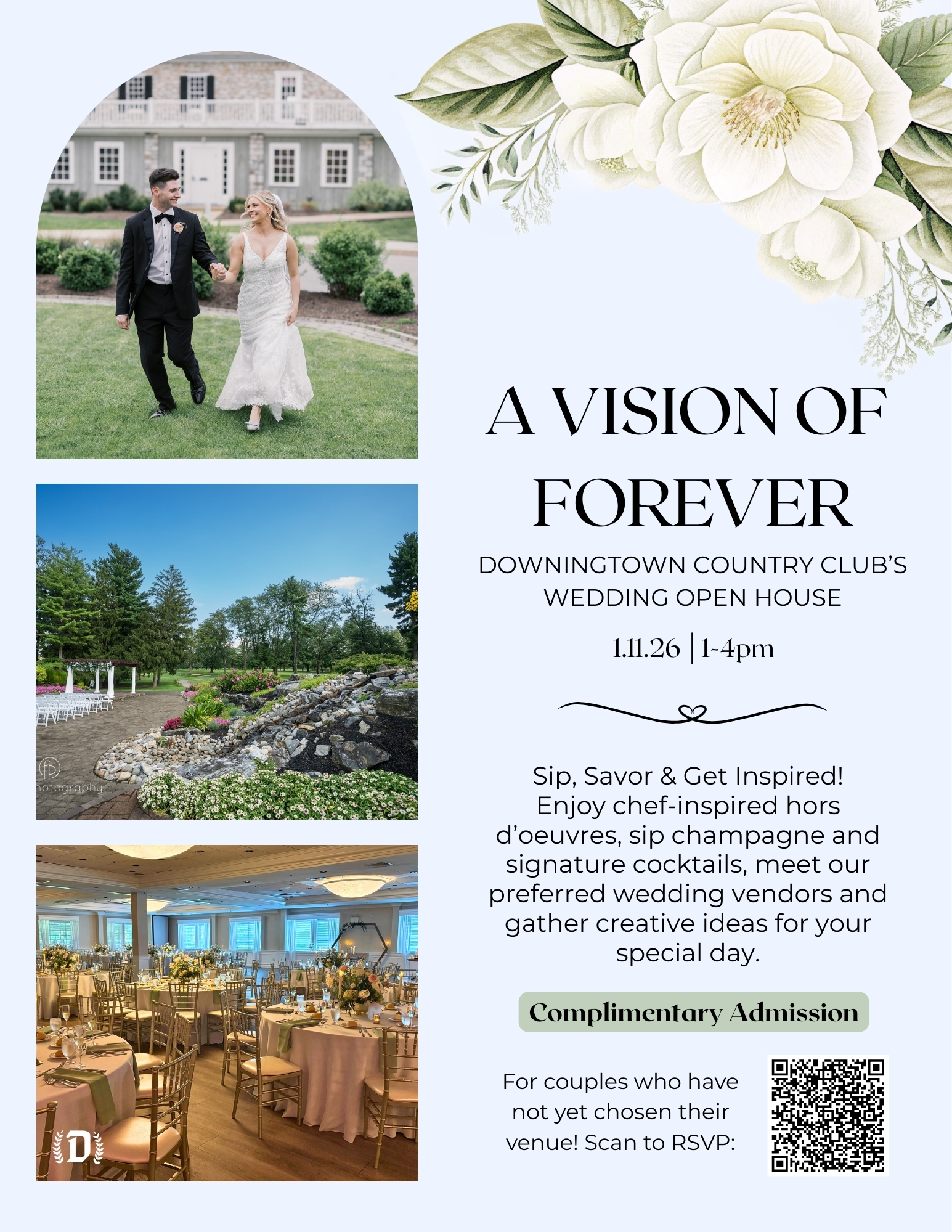 Downingtown Flyer Wedding Open House Event