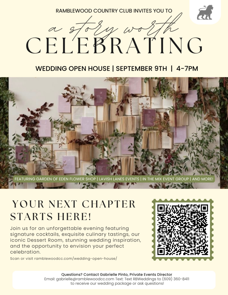 Ramblewood Flyer Wedding Open House